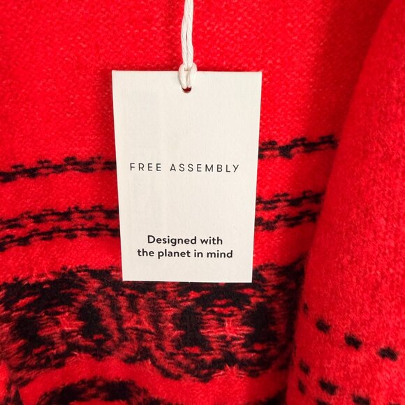 Free Assembly Plus Size Lightweight Patterned Cardigan - Picture 3 of 3